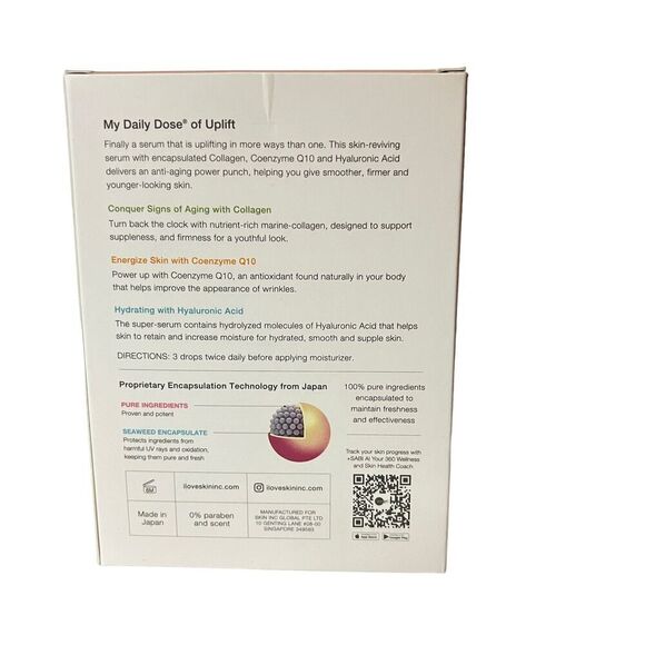 Skin Inc Supplement Bar My Daily Dose of Uplift 20ml / .68 fl oz Exp 8/24 - Picture 3 of 3